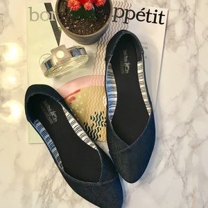 [ Coach and Four ] Denim Flats